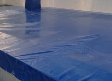 Tent. Baseyn üçün tent . Hovuz üçün tent tikilişi.