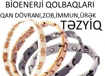 * Titan Maqnit Müalicəvi BioEnerji Qolbaqlar * -Depoda