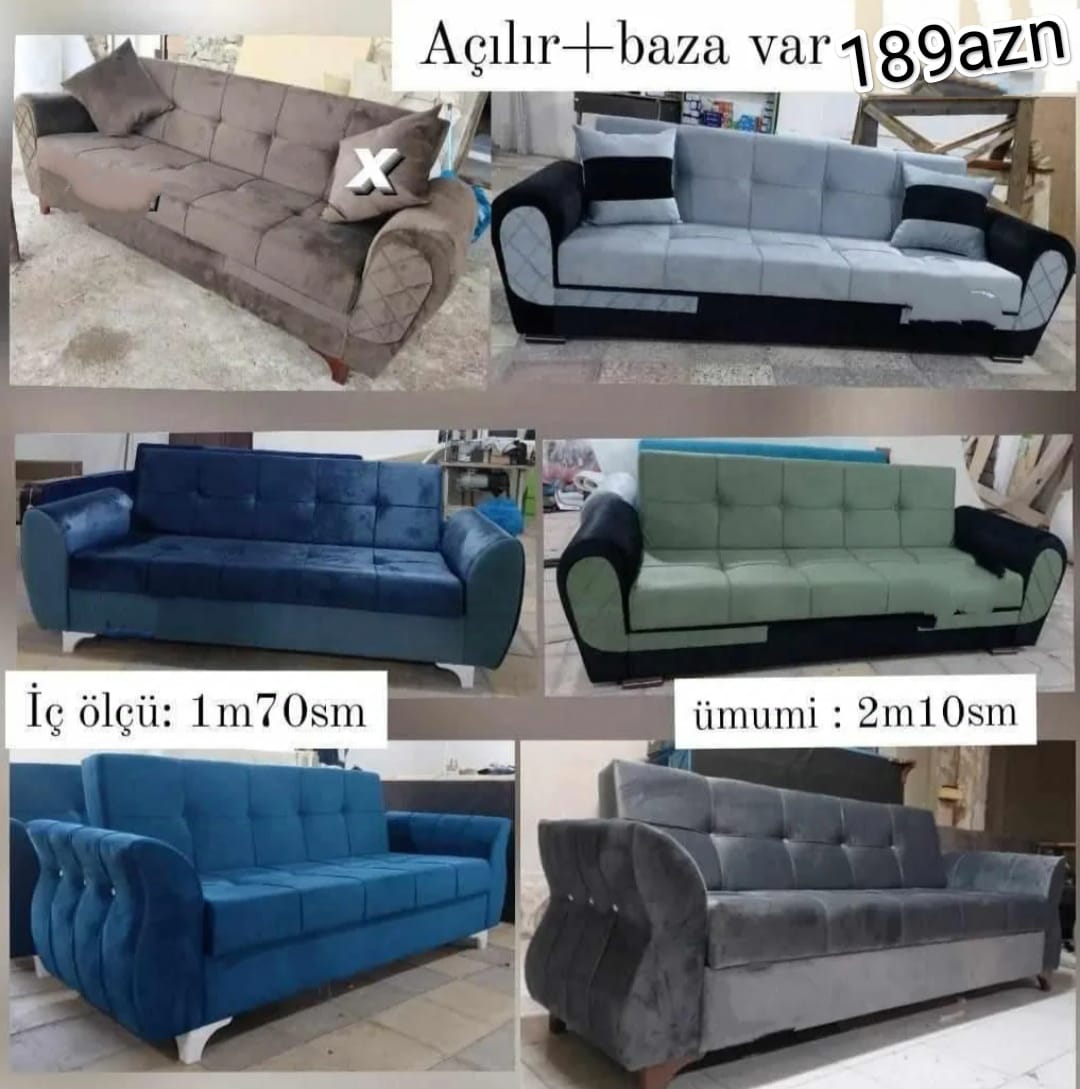 Sadə divan Sifarişlə hazırlanır Rəng seçimi var Ölçü iç