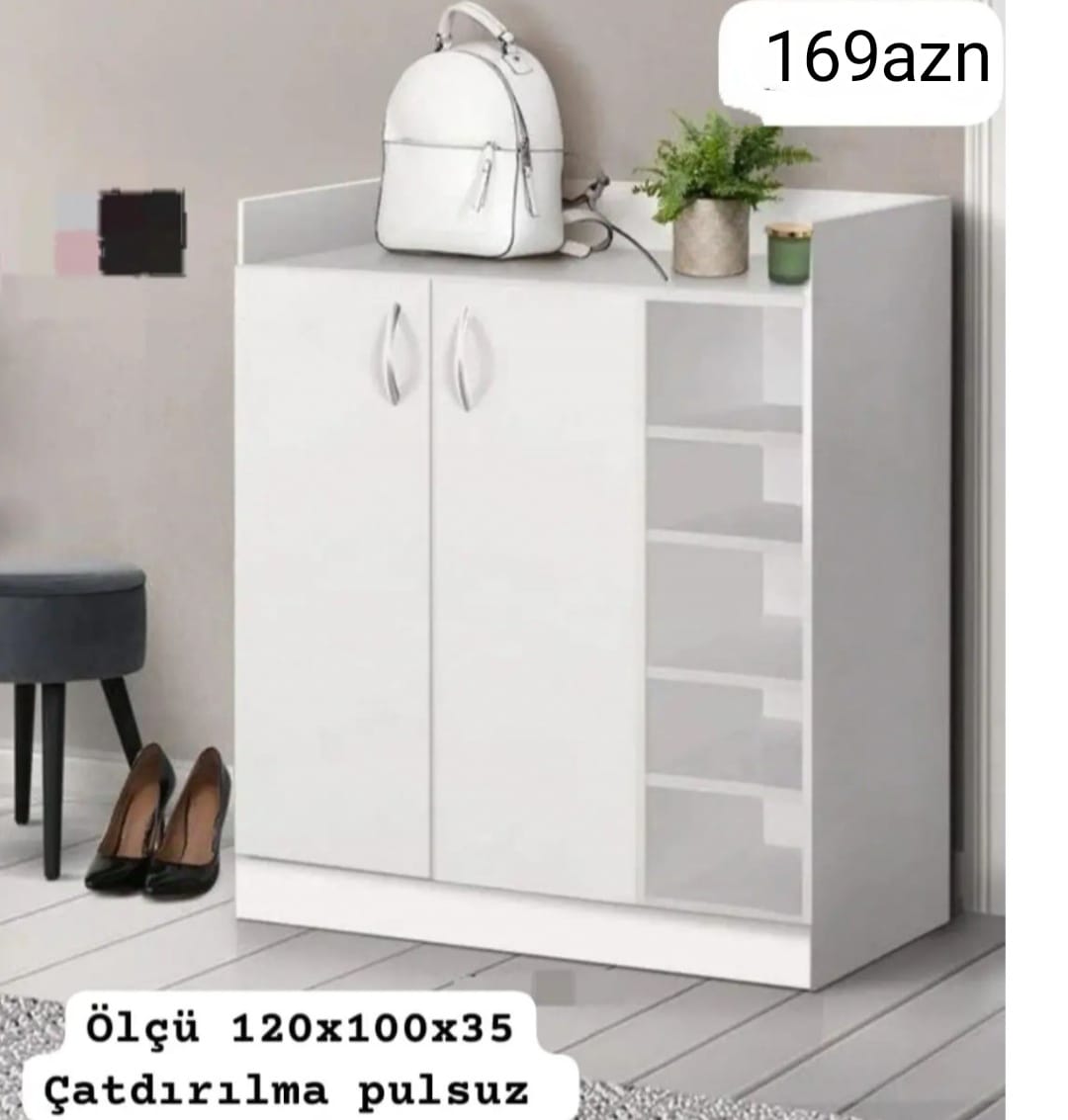 Ayaqqabı dolabı Sifarişlə hazırlanır Rəng seçimi var Ölçü