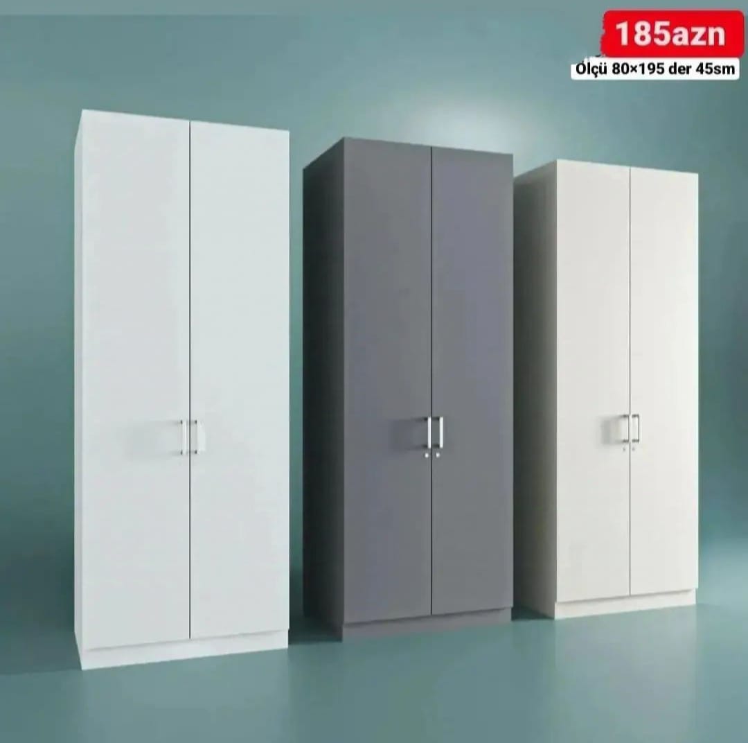 Paltar şkafı Sifarişlə hazırlanır Rəng seçimi var