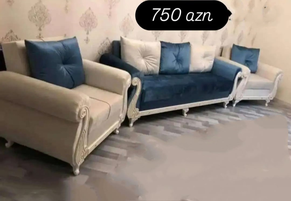 Divan kreslo dəsti Sifarişlə hazırlanır Rəng seçimi var
