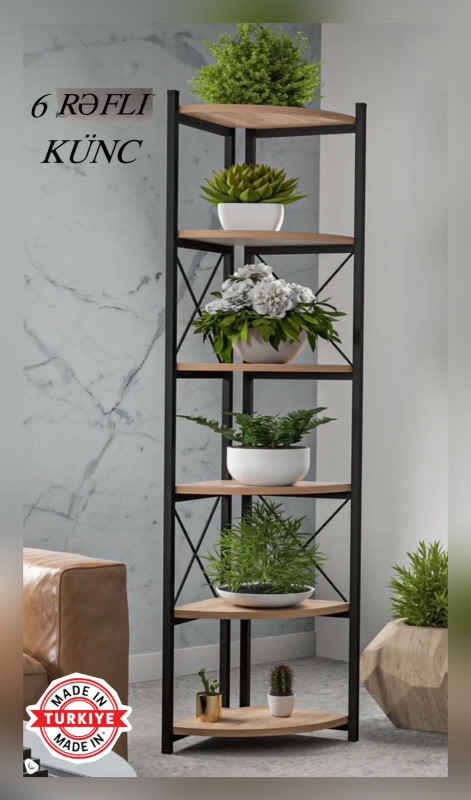 6rəfli Künc Türkiyə istehsalı Anbardan birbaşa satış Qiymət