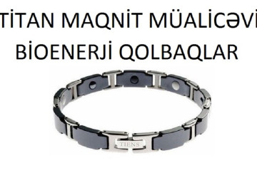 * Titan Maqnit Müalicəvi BioEnerji Qolbaqlar * -Depoda