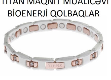 * Titan Maqnit Müalicəvi BioEnerji Qolbaqlar * -Depoda