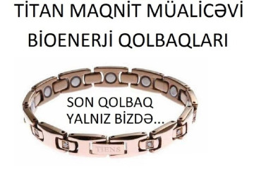 * Titan Maqnit Müalicəvi BioEnerji Qolbaqlar * -Depoda