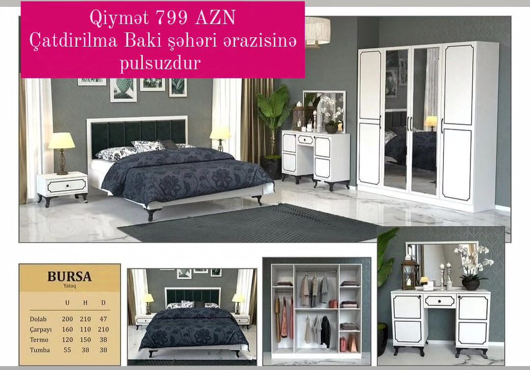 Yataq mebeli Sifarişlə hazırlanır Rəng seçimi var Taxt