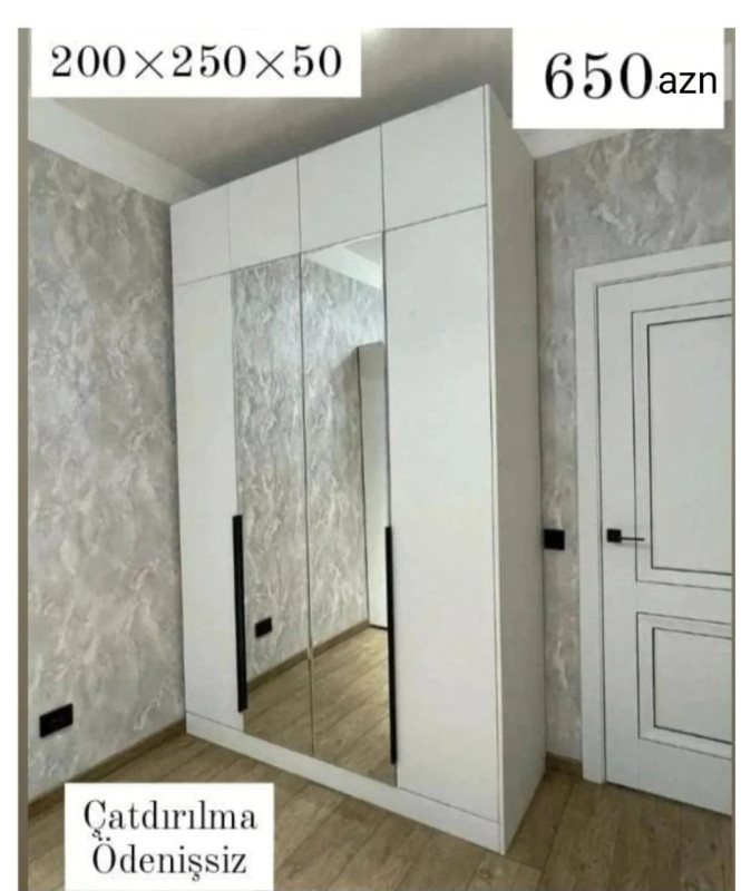Paltar dolabı Paltar dolabı Sifarişlə hazırlanır Rəng seçimi var Ölçü