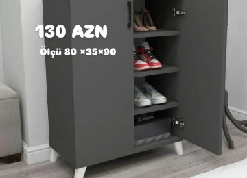 Ayaqqabı şkafı Sifarişlə hazırlanır Rəng seçimi var Ölçü