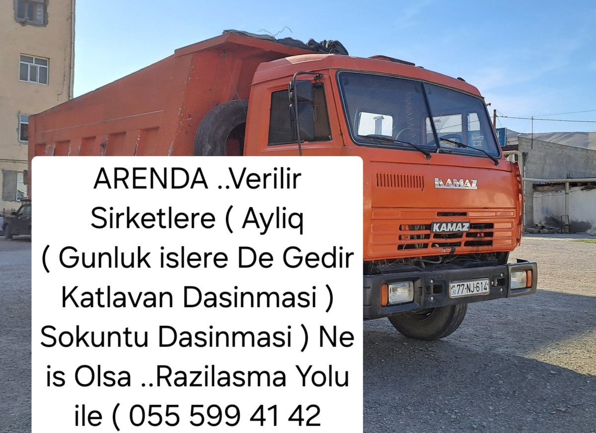 icare Arenda KAMAZ icare Arenda Verilir KAMAZ 65 . 115 Yevro Bir ( QARABAG