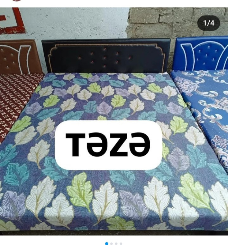 Çarpayı Hazırı var Çatdıtılma var Kravat 60 manat Taxt 110 manat