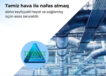 Havalandırmanın satışı, quraşdırılması və təmiri Qiyməti: