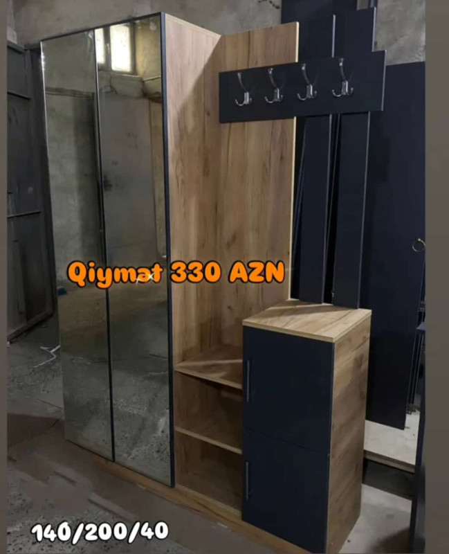 Dəhliz mebeli Dəhliz mebeli Sifarişlə hazırlanır Rəng seçimi var Ölçü