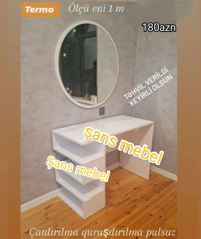 Güzgülü Kamod Güzgülü Kamod Sifarişlə hazırlanır Rəng seçimi var Ölçü eni