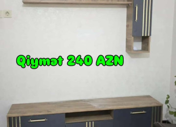 Tv stend Sifarişlə hazırlanır Rəng seçimi var Qiymət 240azn