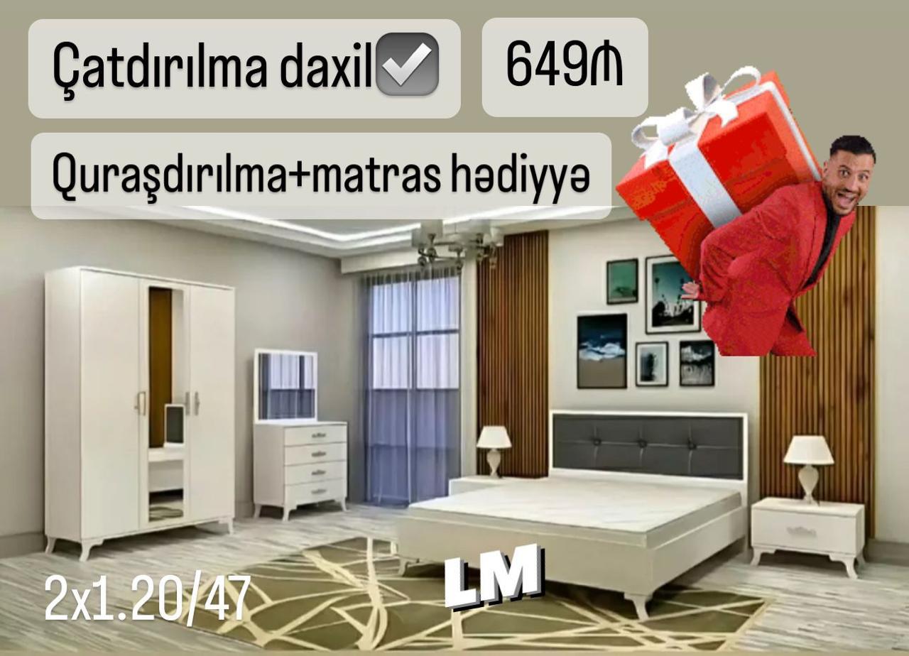 *Yataq dəsti* *Sifarişlə və yeni* Qiymət : *649₼* Dəstə