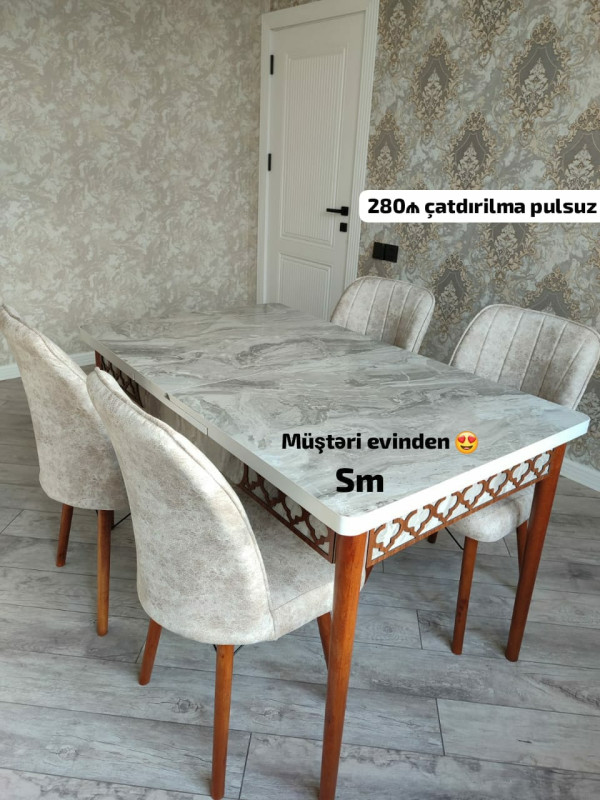 Stol stul desti kuxna üçün 🇹🇷Turkiye istehsali. Metbex masa desti Masa 4oturacaq Masa