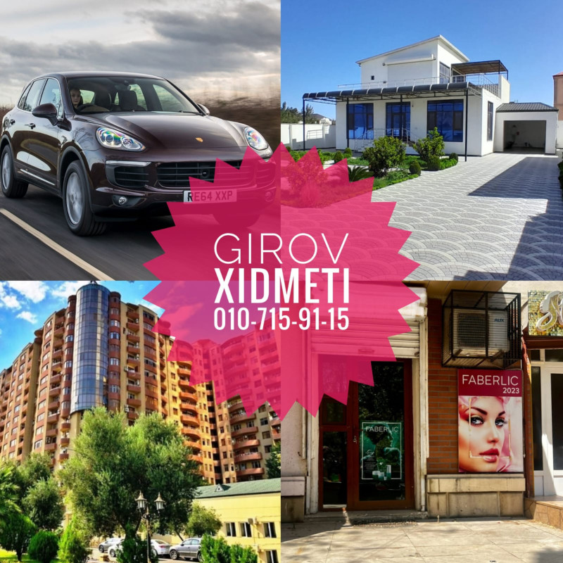 Girov Xidməti Yalniz her nov ve istenilen giymete olan Avtomobilleri ve
