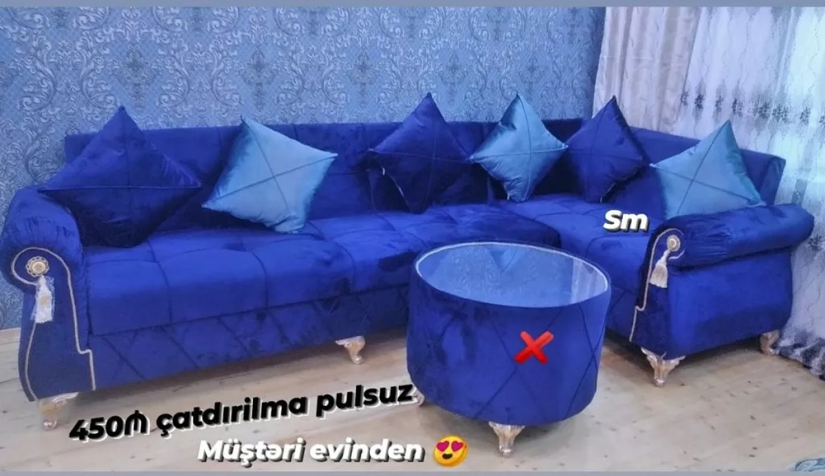 Divan künc madel *SİFARİŞLE*Divan* *Qiymet 450 💸 manat* Tehfil 3/5 güne