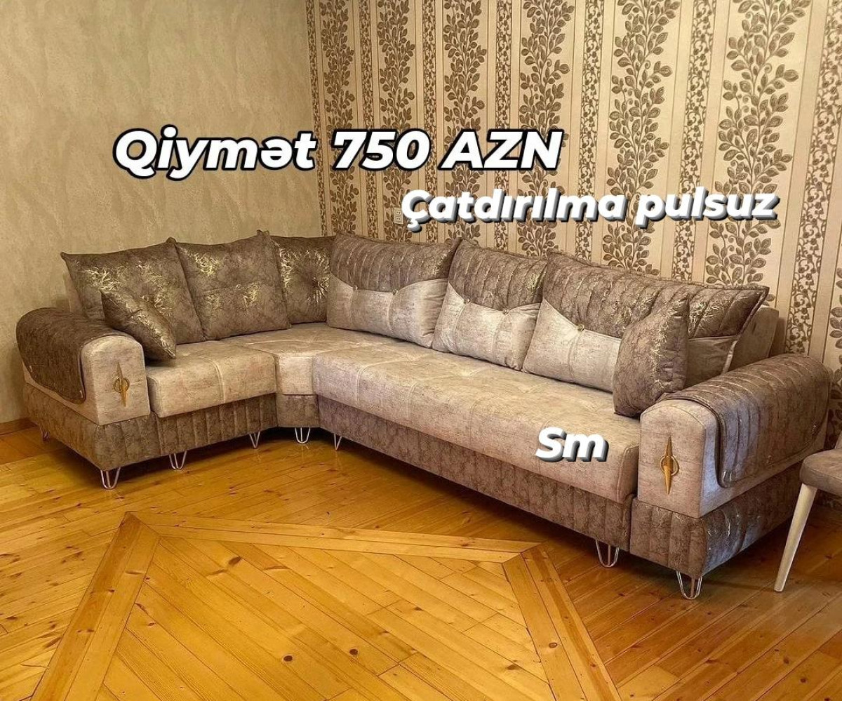 Künc divan *Sifarişle hazırlanır rəng seçimi var Açılır bazalidir Ölçü
