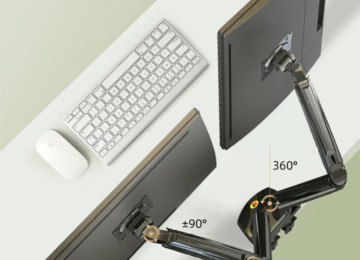 17 leddən 30 ledə kimi iki monitor asmaq üçün stolüstü hər