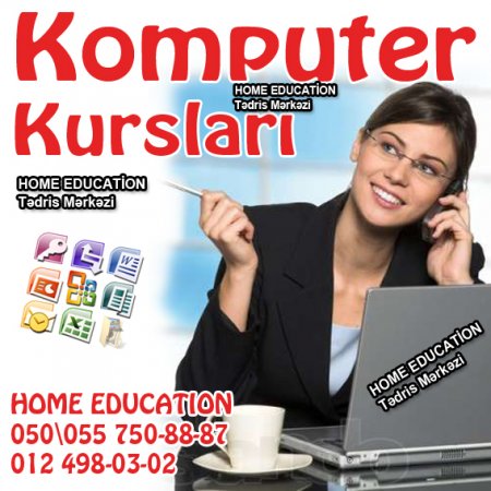 Kompüter kursları Ofis proqramları kursu Home Education