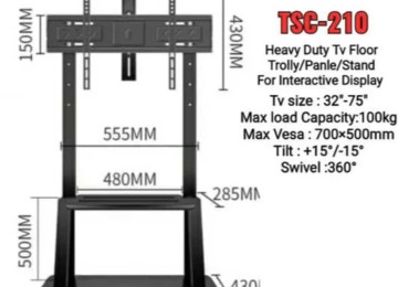 55 düyümdən 100 düyümə kimi 150 kq çəki saxlayan Mobil
