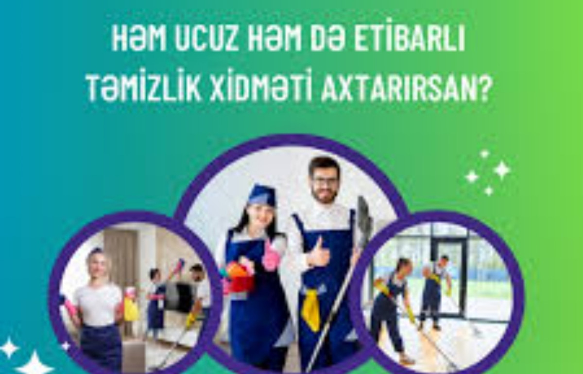 Xadime işi axtarıram Salam.Temizlik isinen məşğulam qiymet münasib keyfiyyət əla