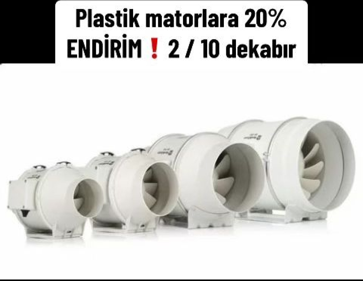 Havalandırma üçün Plastik Motor Havalandırma üçün Plastik Motorlara 20 faiz ENDİRİM