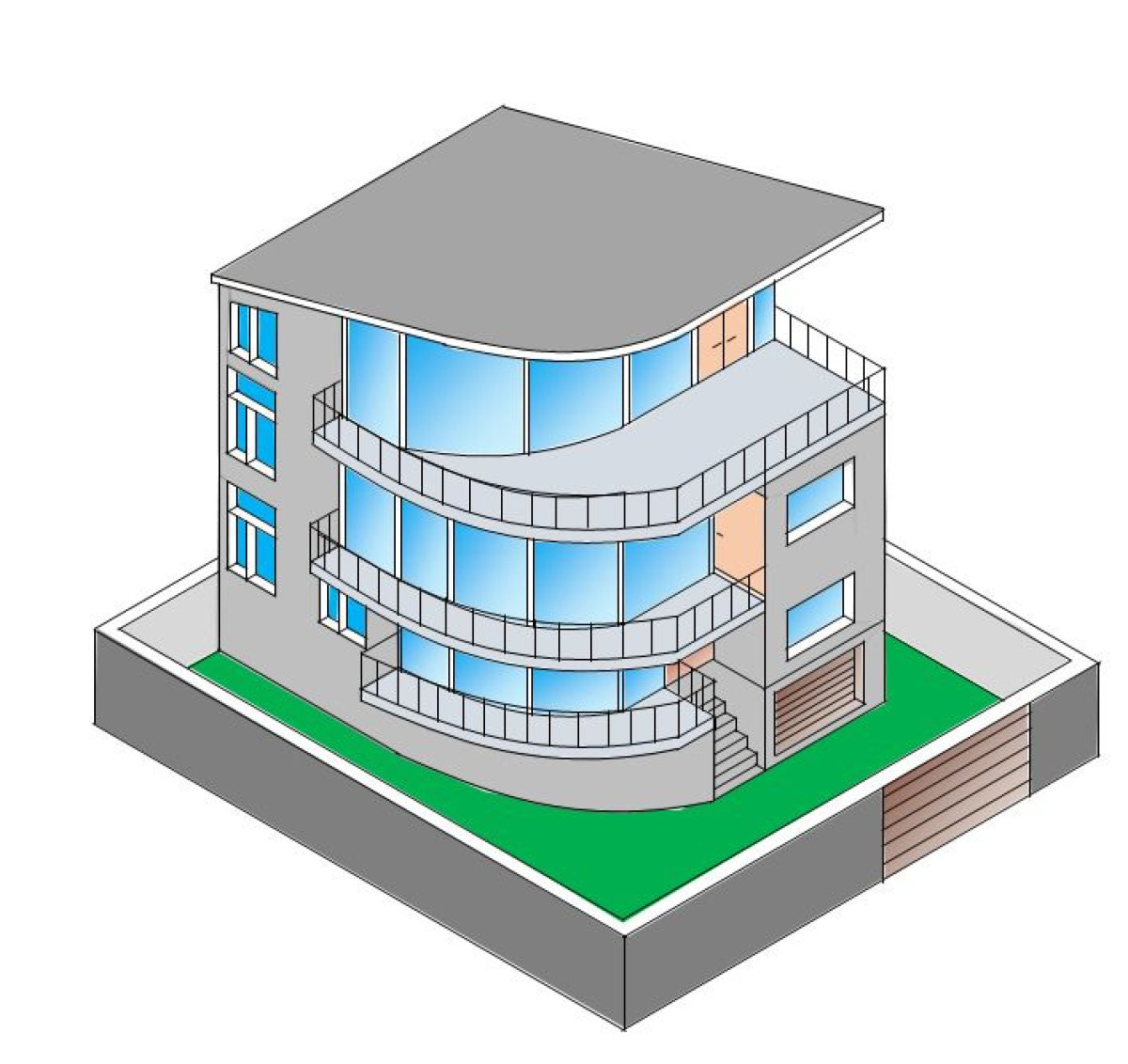 Bütün növ tikintilərin memarlıq layihələrinin, cizgi və