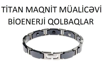 * Titan Maqnit Müalicəvi BioEnerji Qolbaqlar * -Depoda