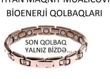 * Titan Maqnit Müalicəvi BioEnerji Qolbaqlar * -Depoda