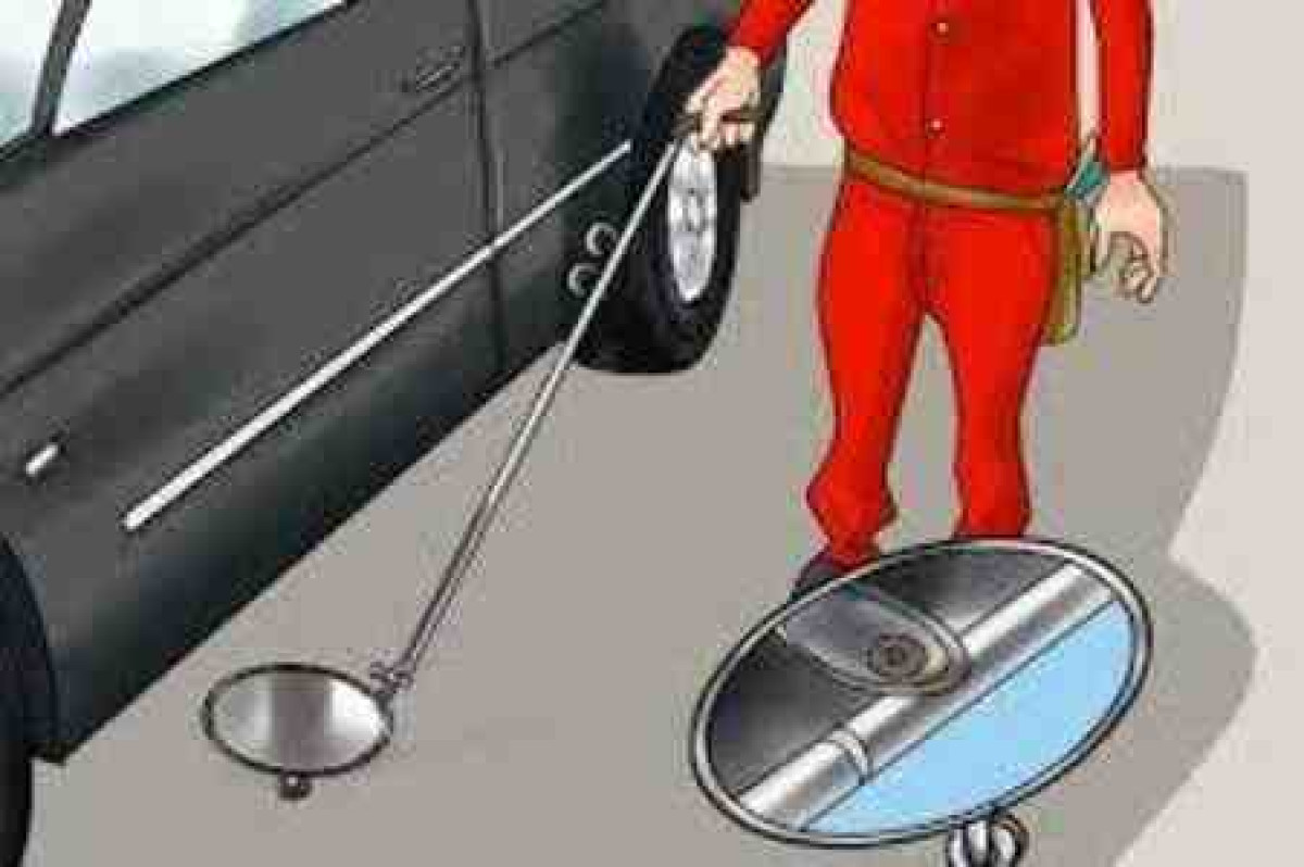 Nəqliyyatın alt hissəsinin yoxlanılması üçün vəsaitdir.