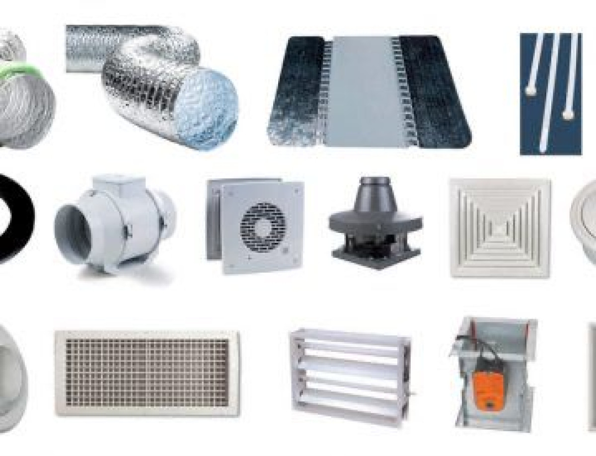 Havalandırma üçün köməkçi materialların Topdan və Pərakəndə