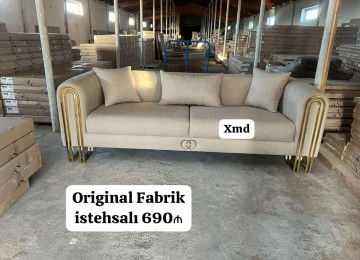 Modern duz divan Eni 220 sm ( iç ölçüsü 180 sm) dərinlik 80