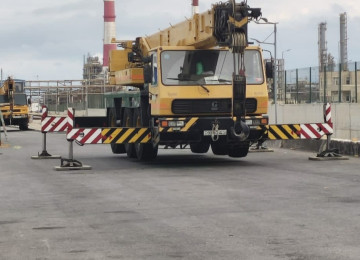 Avtokran "GROVE" 50 Tonluq. Oxun uzunluğu 39 m. Kranın ve