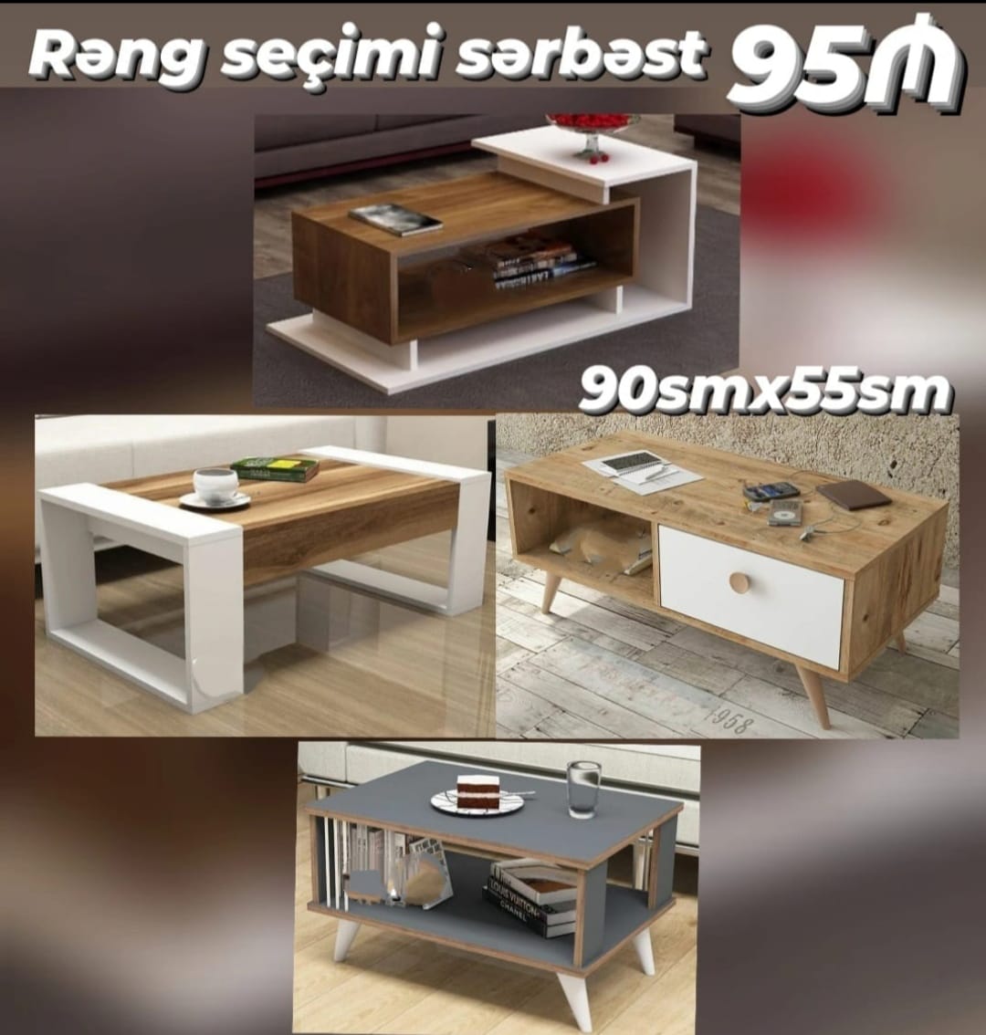 Jurnal masası Sifarişlə hazırlanır Rəng seçimi var Ölçü