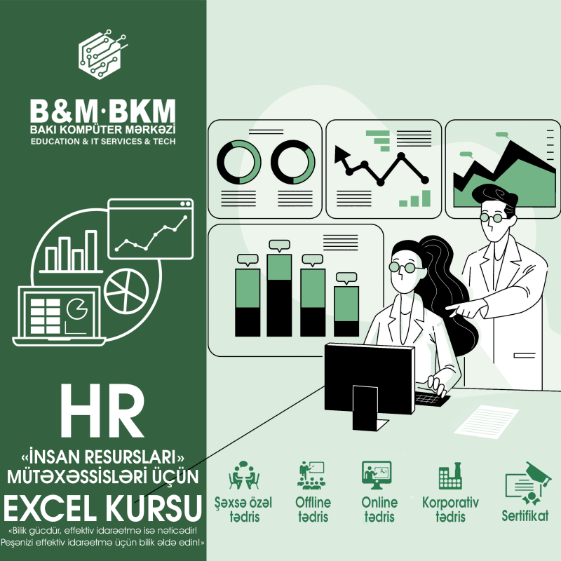 HR-lar üçün Excel kursu Dəyərli HR-lar, İşlərinizi asanlaşdırmaq və
