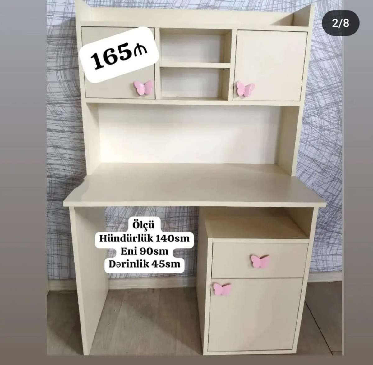 Yazı masası Yazı masası Sifarişlə hazırlanır Rəng seçimi var Ölçü