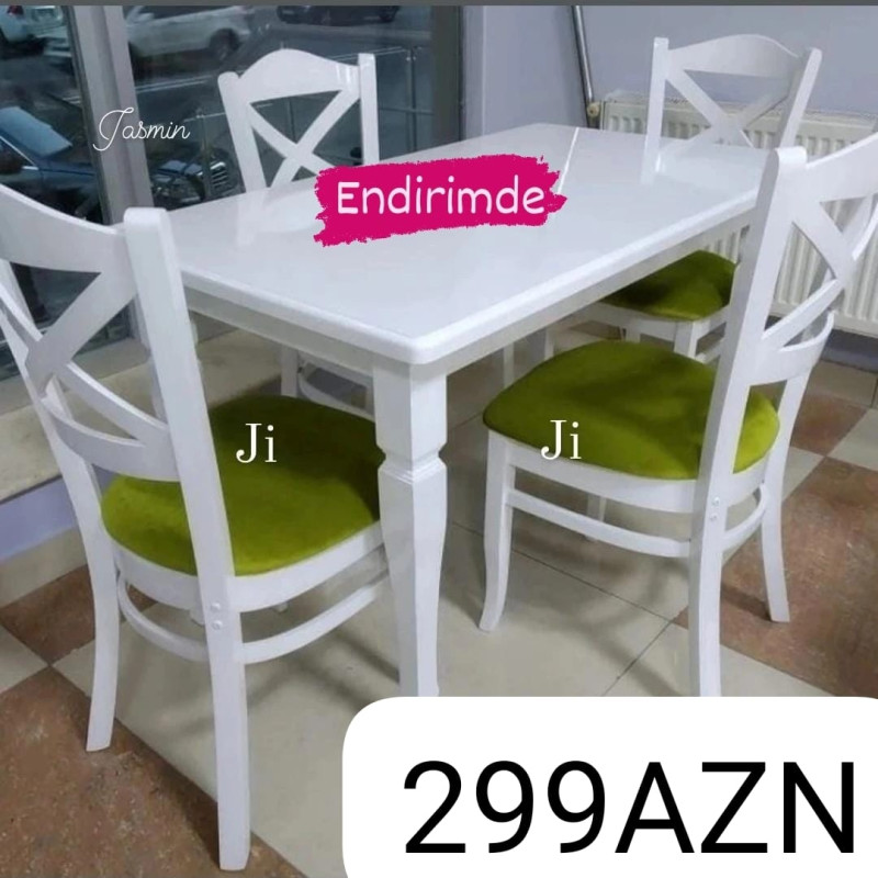 Stol stul desti Metbex üçün stol stul dəsti 4 stul 1 masa ✔️stullarda reng