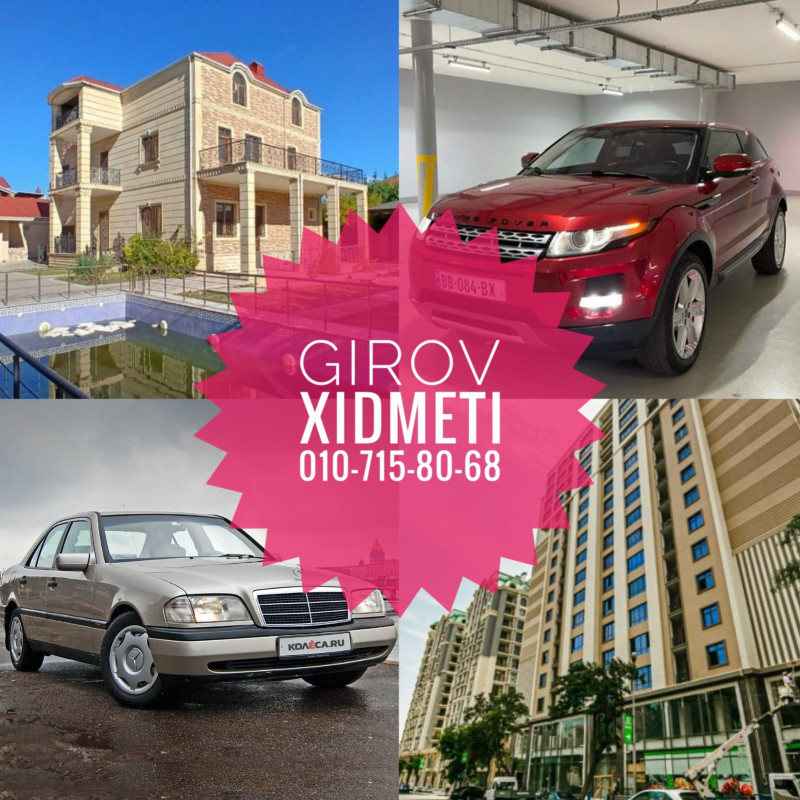 Yalniz her nov ve istenilen giymete olan Avtomobilleri ve