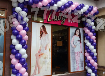 Tedbir shar dekor. Açılışların təşkili. Magaza shar dekor.