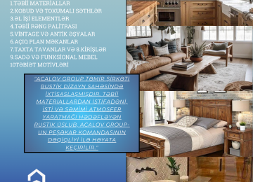 Evinizin Mənzilinizin Villanızın dəbdəbəli zövqlü Təmiri