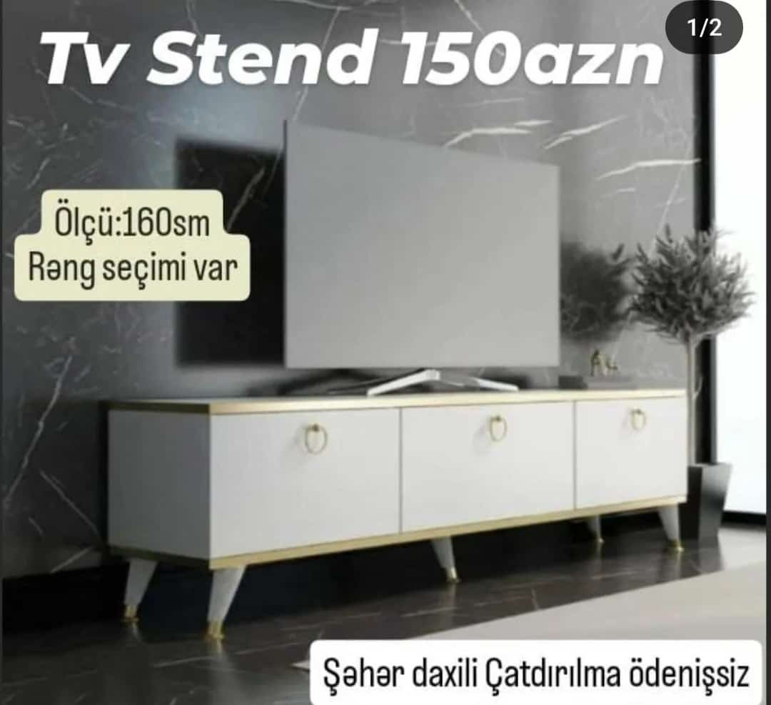 Tv altı Sifarişlə hazırlanır Rəng seçimi var Ölçü 160sm