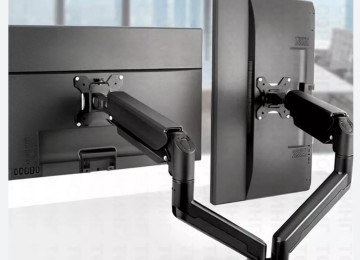 Model M11B iki qoşa monitor asmaq üçün stolüstü hərəkətli