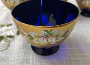 6 ədəd çoxdan qalma boqema çay fincanları. Heç istifadə