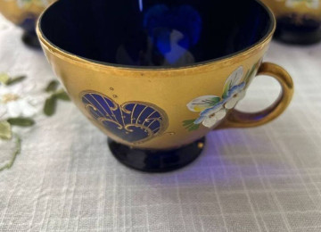 6 ədəd çoxdan qalma boqema çay fincanları. Heç istifadə