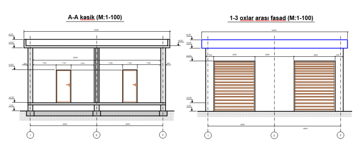 Bütün növ tikintilərin memarlıq layihələrinin, cizgi və