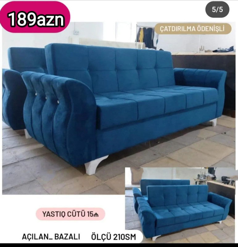 Divan Divan Sifarişlə hazırlanır Rəng seçimi var Ölçü 210sm