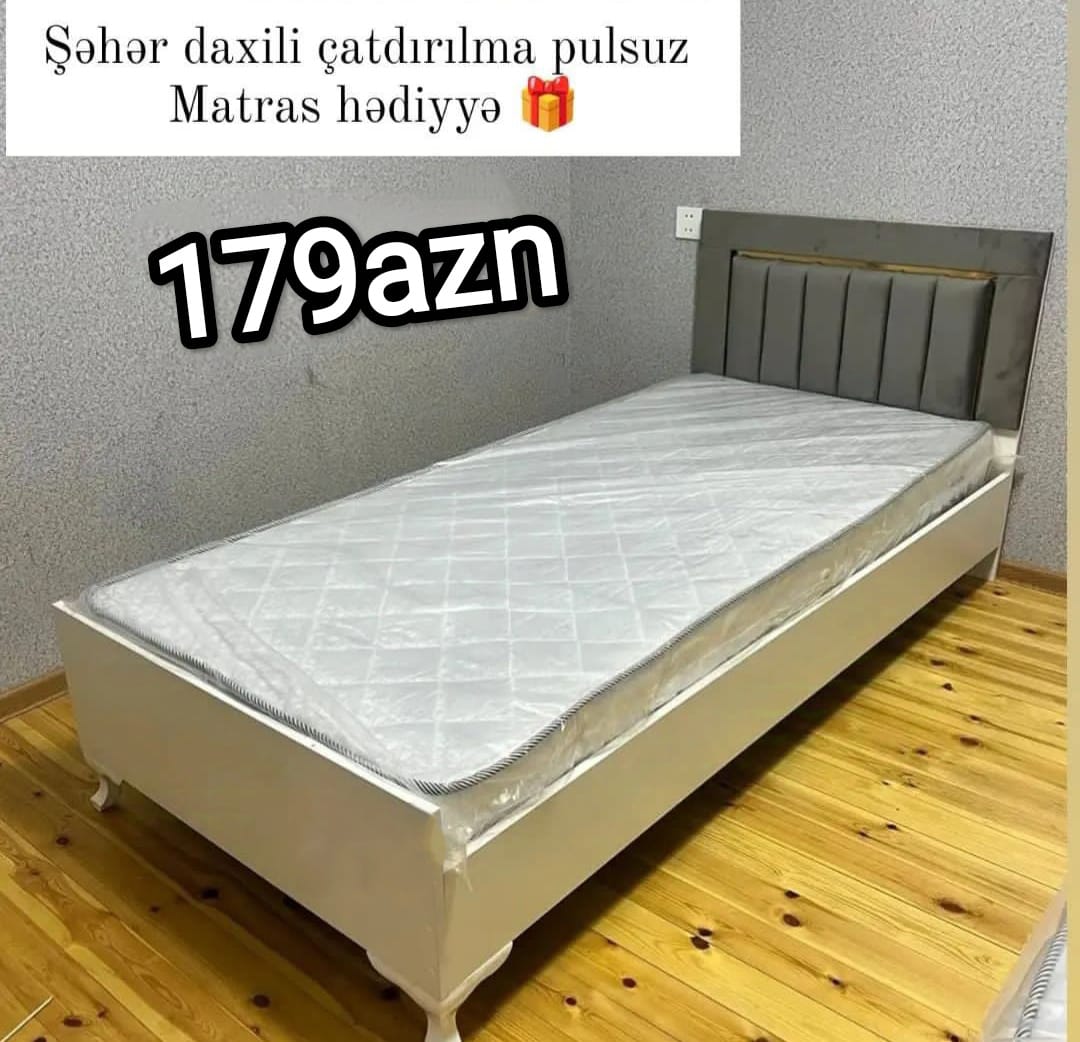 Çarpayı Sifarişlə hazırlanır Rəng seçimi var Ölçü 90/200sm